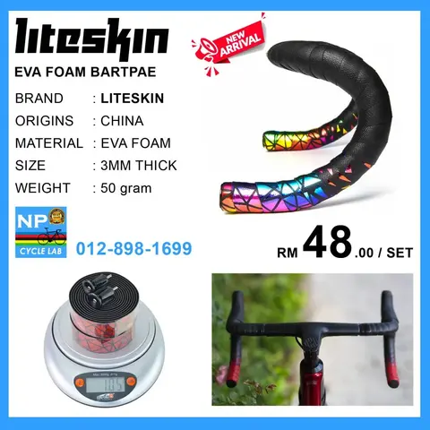 (NP CYCLE LAB) ORIGINAL LITESKIN BARTAPE HIGH QUALITY — brand new bicycle for sale in Sarawak, Malaysia