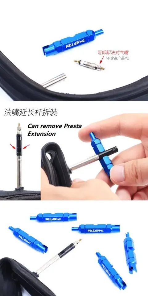 Presta Schrader Valve Core Remover Valve Multi-function Disassemble Remove Basikal Tools Kit — brand new bicycle for sale in Pulau Pinang, Malaysia