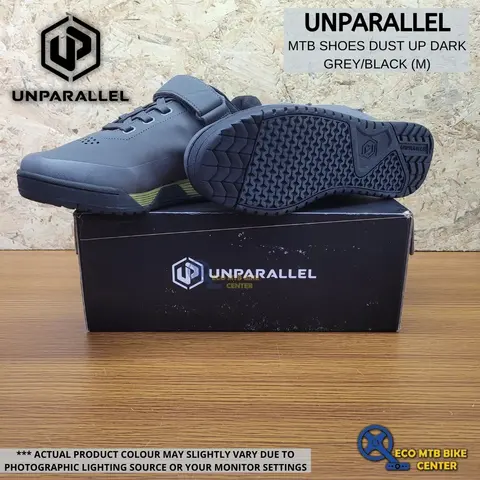 UNPARALLEL MTB Shoes Dust Up Dark Grey/Black (M) — brand new bicycle for sale in Online Trading Only, Malaysia