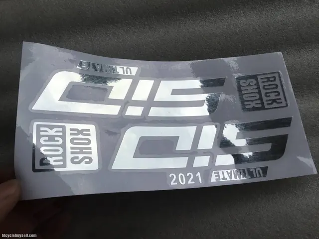 Rock Shox SID Fork Sticker 2021 | Chrome @ free pos — brand new bicycle for sale in Online Trading Only, Malaysia