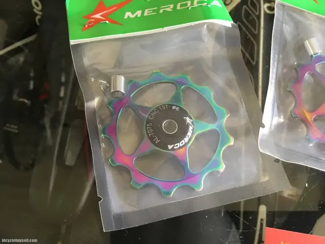 Meroca Titanium Rainbow Pulley 13T / 1pcs (free pos w.m) — brand new bicycle for sale in Perak, Malaysia