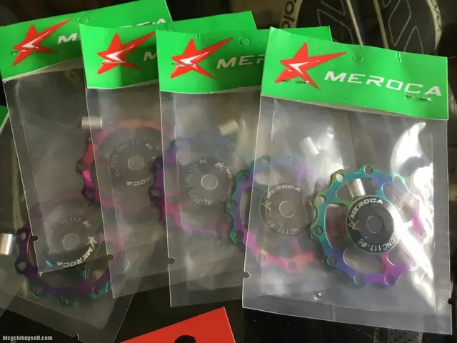 Meroca Titanium Rainbow Pulley 11T / 1pcs (free pos w.m) — brand new bicycle for sale in Perak, Malaysia