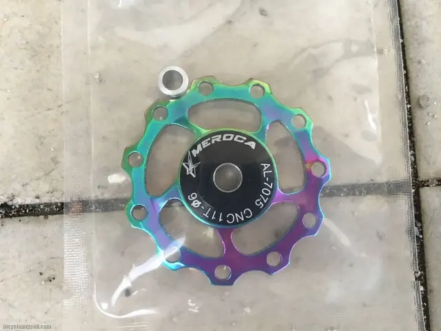 Meroca 11T Pulley Titanium Rainbow - free courier — brand new bicycle for sale in Online Trading Only, Malaysia