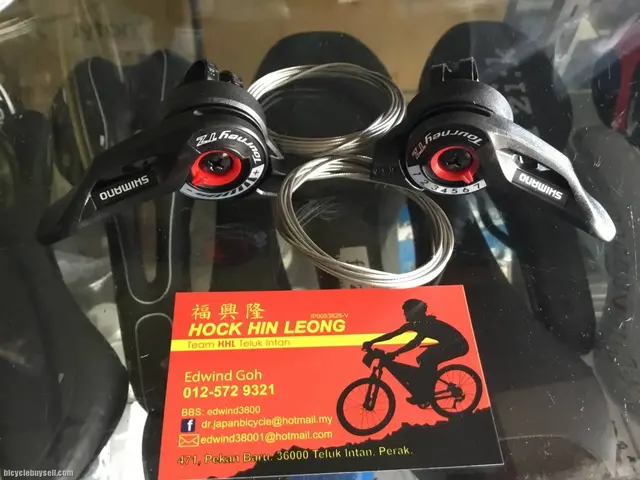 Shimano Tourney 3x7speed Shift Lever Set (free pos w.m) — used bicycle for sale in Perak, Malaysia