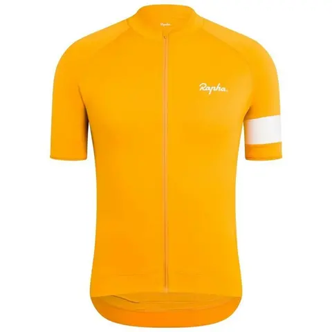 RAPHA MENâ€™S CORE JERSEY â€“ DARK YELLOW / WHITE AUTHENTIC — used bicycle for sale in Negeri Sembilan, Malaysia
