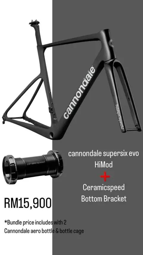 Cannondale Supersix Evo Gen4 Hi-Mod with Ceramicspeed Coated BB — brand new bicycle for sale in Selangor, Malaysia