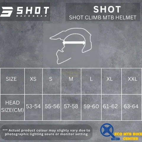 SHOT CLIMB MTB HELMET — brand new bicycle for sale in Online Trading Only, Malaysia