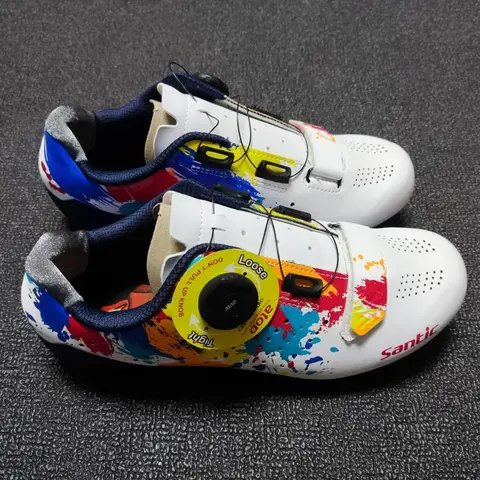 Santic Picasso White Men / Women Road Cycling Shoes Size 39 — brand new bicycle for sale in Selangor, Malaysia