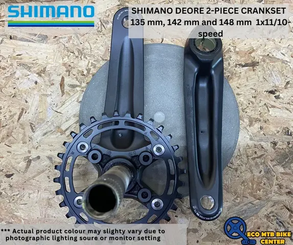 SHIMANO DEORE 2-PIECE CRANKSET  135 mm, 142 mm and 148 mm  1x11/10-speed FC-M5100-1 — brand new bicycle for sale in Online Trading Only, Malaysia