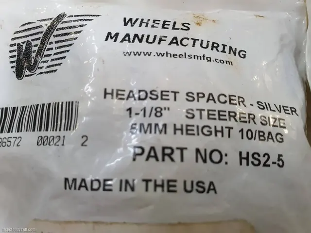 Wheel Manufacturing Headset Spacers Silver (10mmx5pieces, 5mmx10pieces) 1 1/8" Made in USA — brand new bicycle for sale in Pulau Pinang, Malaysia