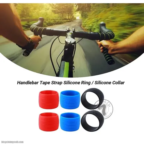 Handlebar Tape Strap Silicone Ring / Silicone Collar / Handlebar Silicone Plug — brand new bicycle for sale in Pulau Pinang, Malaysia