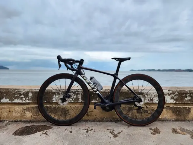 Giant TCR advanced Pro 1 Disc frame + Giant SLR integrated carbon handlebar — used bicycle for sale in Pulau Pinang, Malaysia