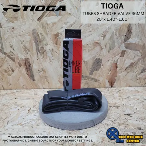 TIOGA TUBES SHRADER VALVE 36MM 20"x 1.40"-1.60" — brand new bicycle for sale in Online Trading Only, Malaysia