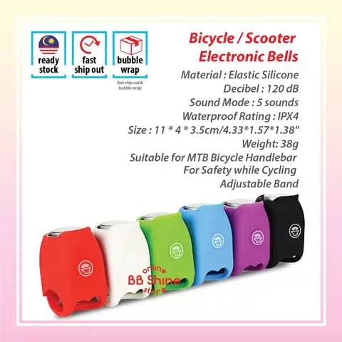 Electric Cycling Bells 120 dB Horn Rainproof MTB Bicycle Handlebar Bell Gadgets — brand new bicycle for sale in Selangor, Malaysia