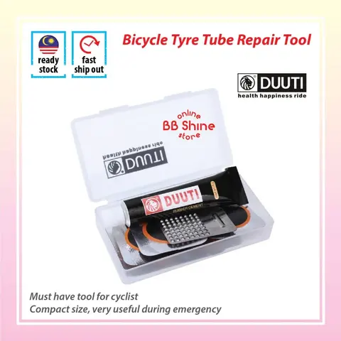 DUUTI Bike Tyre Tire Tools Bicycle Puncture Repair Patch Kit Box Set for Road Bike Mountain Bike — brand new bicycle for sale in Selangor, Malaysia
