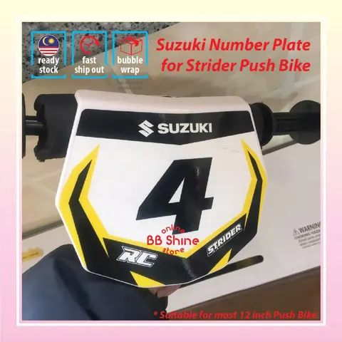 Push Bike Number Plate — brand new bicycle for sale in Selangor, Malaysia