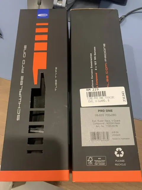 Schwalbe Pro One Tube type 28c — brand new bicycle for sale in Kuala Lumpur, Malaysia