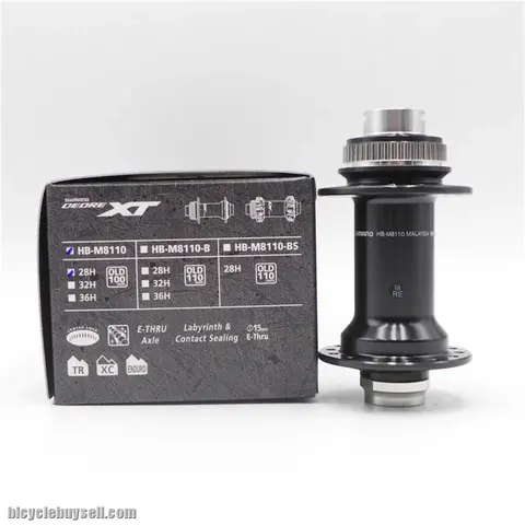 SHIMANO XT HB-M8110&FH-M8110 Mountain Bike Front Hub 12 Speed Rear Freehub 32&28 Holes — brand new bicycle for sale in Pulau Pinang, Malaysia