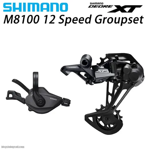 SHIMANO DEORE XT COMBO RD+SHIFTER 12SPEED M8100 M8120 (CLEARANCE SALES) last set clearance — brand new bicycle for sale in Pulau Pinang, Malaysia
