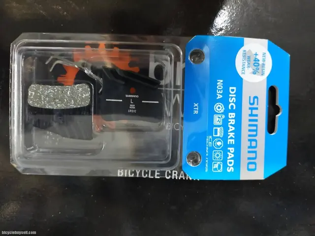 SHIMANO N03A RESIN BRAKE PAD FOR SHIMANO 4PISTON BRAKES - LAST SET CLEARANCE — brand new bicycle for sale in Pulau Pinang, Malaysia