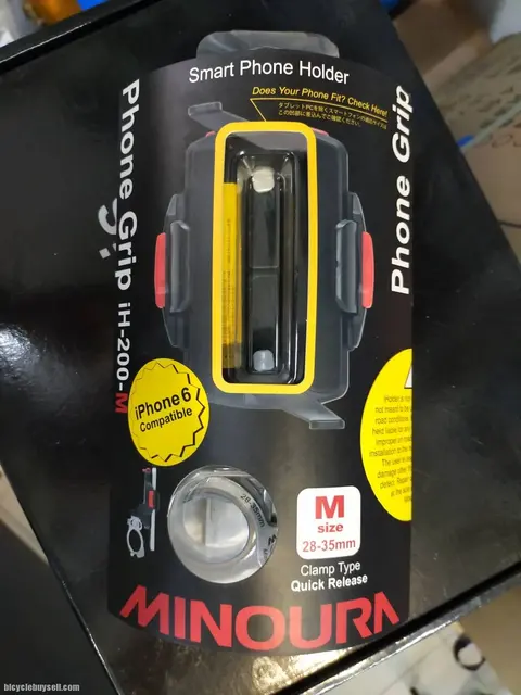 MINOURA PHONE GRIP IH-200 I-PHONE HOLDER BRACKET - LAST UNIT SALES RM49 — brand new bicycle for sale in Pulau Pinang, Malaysia
