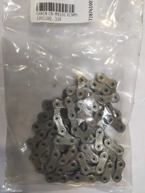 SHIMANO XTR M9100 CHAIN - GENUINE PART GUARANTEED WITH MISSING LINK — brand new bicycle for sale in Pulau Pinang, Malaysia