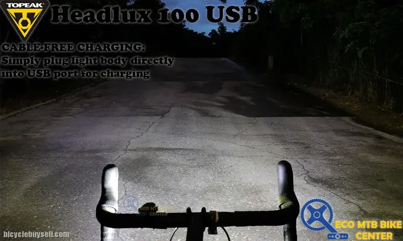 TOPEAK Light Headlux 100 USB Lumen — brand new bicycle for sale in Online Trading Only, Malaysia