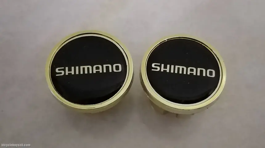 Bartapes End plugs Shimano Gold/Black — brand new bicycle for sale in Perak, Malaysia
