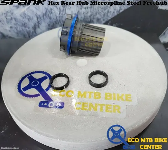 Spank Hex Rear Hub Microspline Steel Freehub & Spacer Ring & Conversion Spacer & Dust Washer — brand new bicycle for sale in Online Trading Only, Malaysia