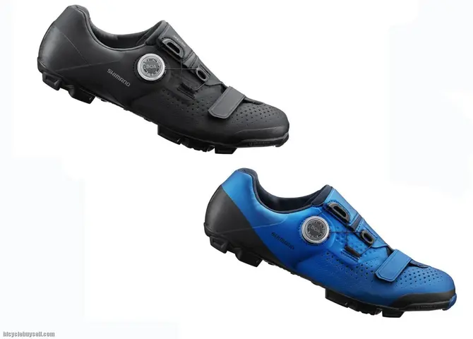 Shimano Xc502 XC5 Michelin MTB Shoe (Blue Black Green) — brand new bicycle for sale in Pulau Pinang, Malaysia