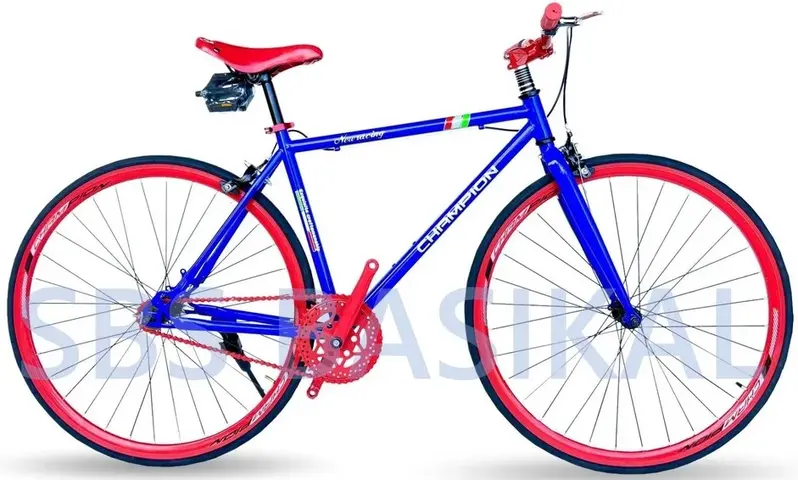 PROMOTION NEW CHAMPION FIXIE WITH BREAK 700C BASIKAL BICYCLE — brand new bicycle for sale in Selangor, Malaysia