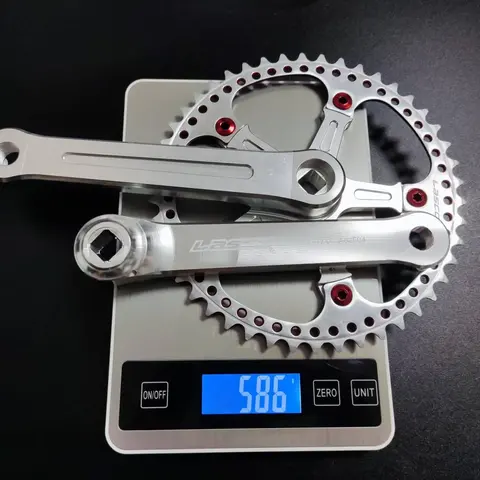 Lasco FG03-170mm 46t BCD130 CNC Fixie Vintage BMX Road Bicycle Crank — brand new bicycle for sale in Selangor, Malaysia